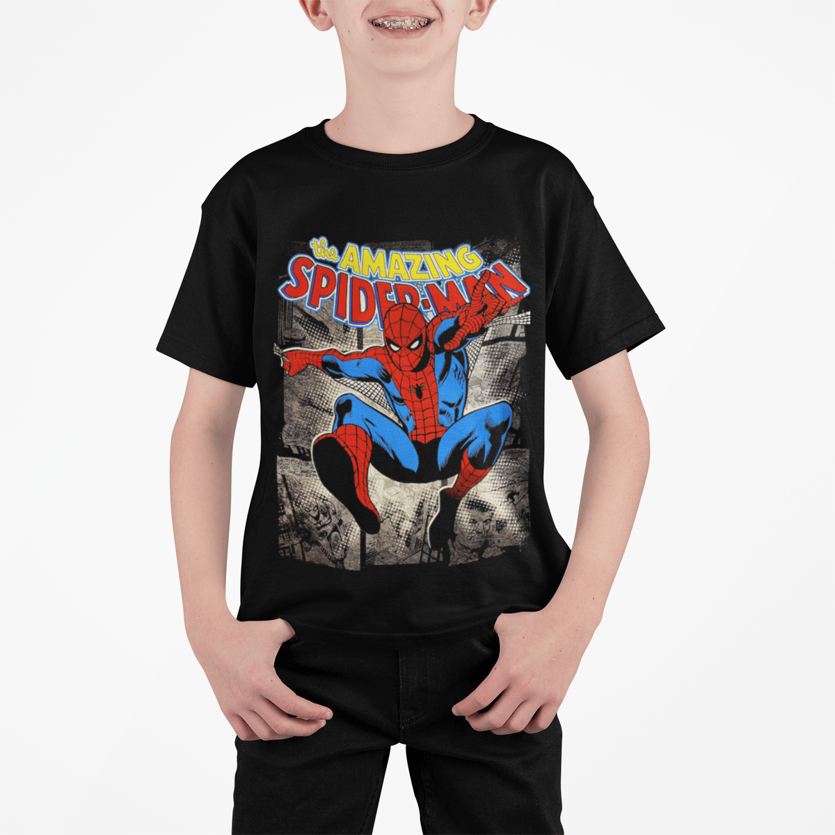 Polera Spiderman Comic KIDS - amplitudmodulada