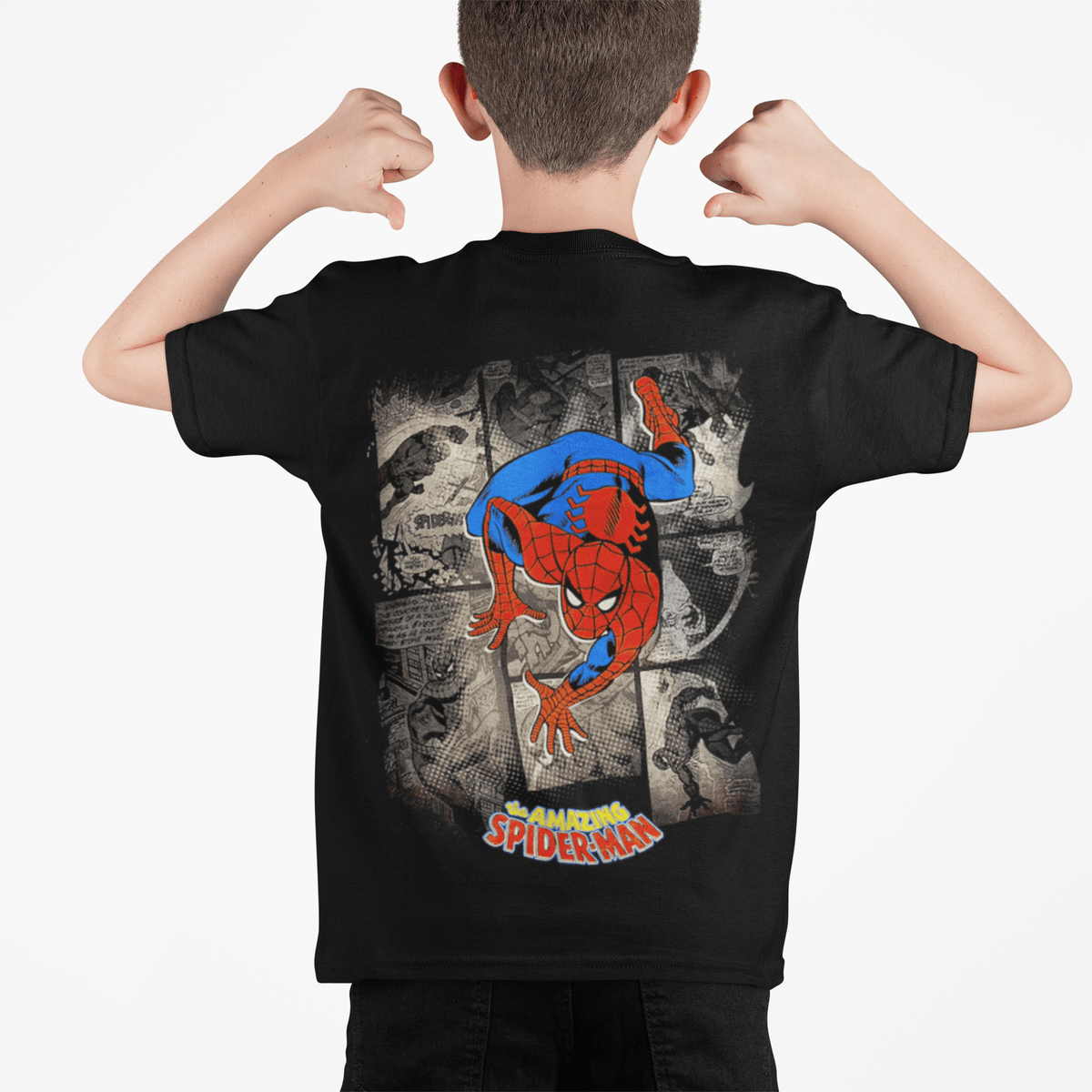 Polera Spiderman Comic KIDS - amplitudmodulada