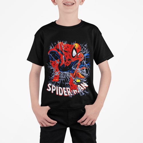 Polera Spiderman -Niños - amplitudmodulada