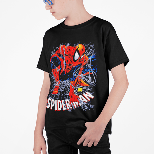 Polera Spiderman -Niños - amplitudmodulada