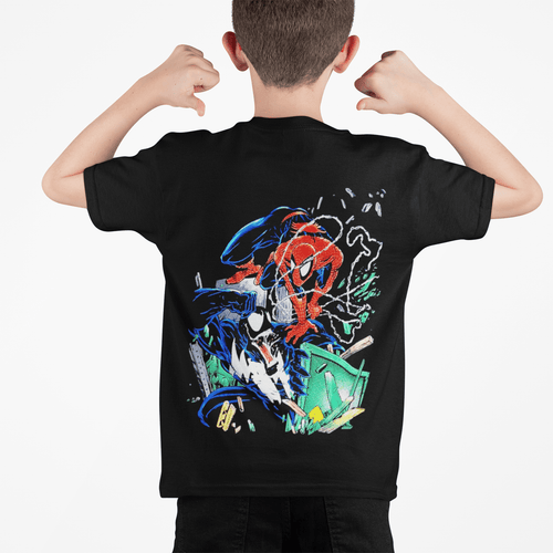Polera Spiderman -Niños - amplitudmodulada