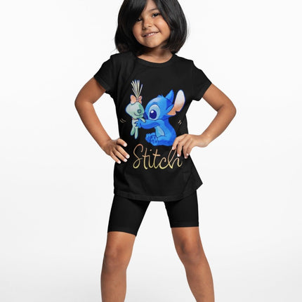 Polera Stitch Acuarela KIDS - amplitudmodulada