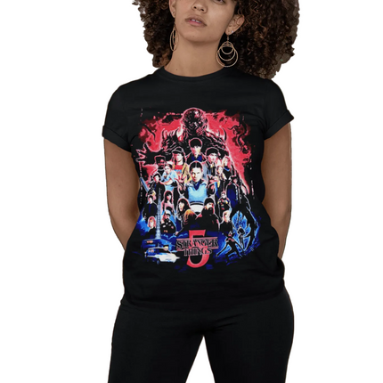 Polera stranger things 5 - amplitudmodulada