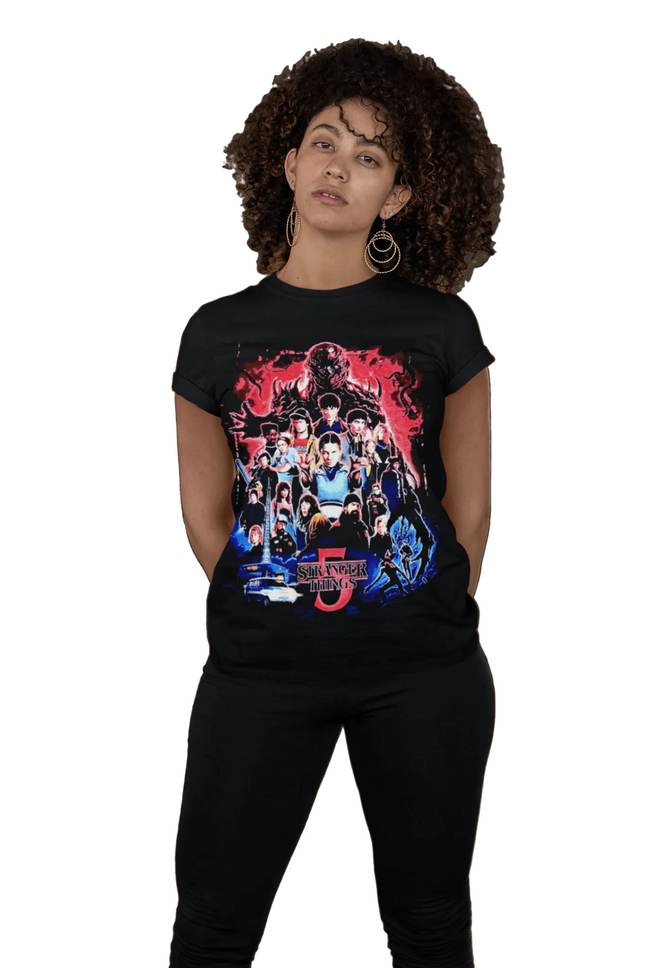 Polera stranger things 5 - amplitudmodulada