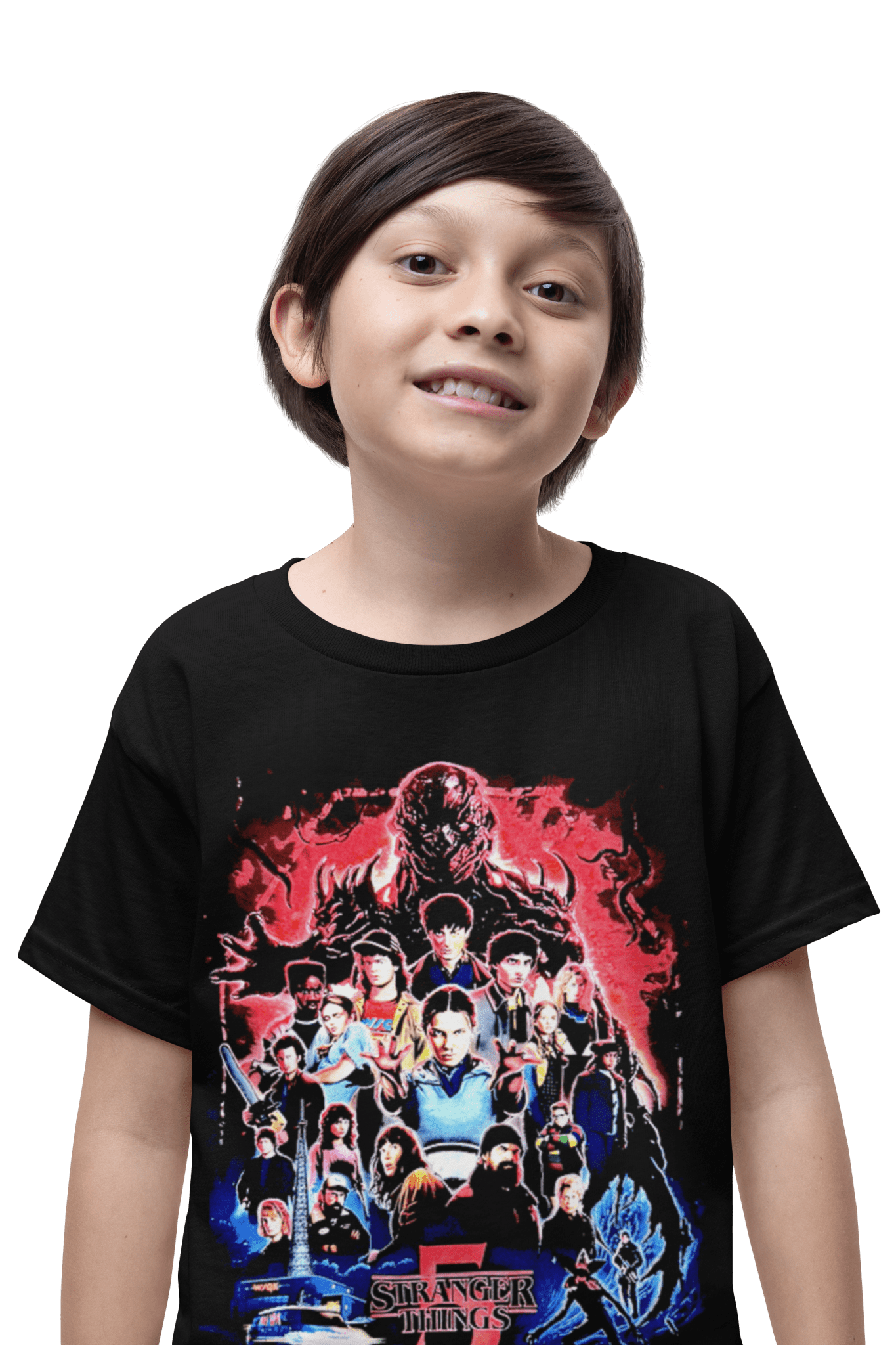 Polera stranger things 5 - amplitudmodulada