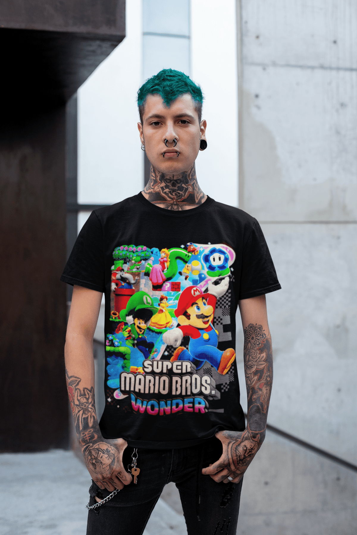 Polera Super Mario Bros Wonder - amplitudmodulada