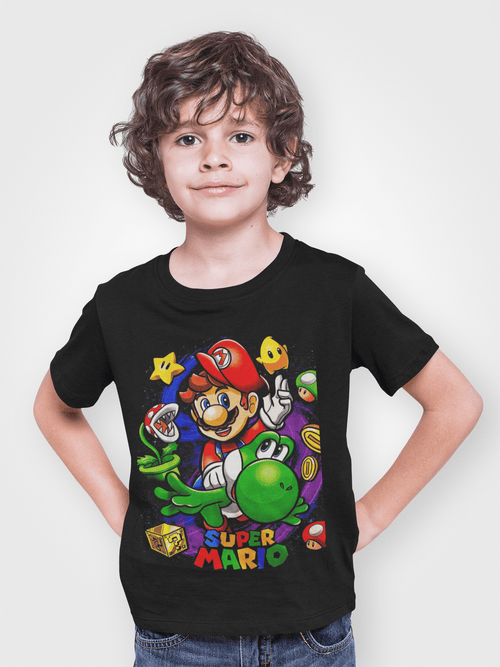 Polera Super Mario Yoshi KIDS - amplitudmodulada