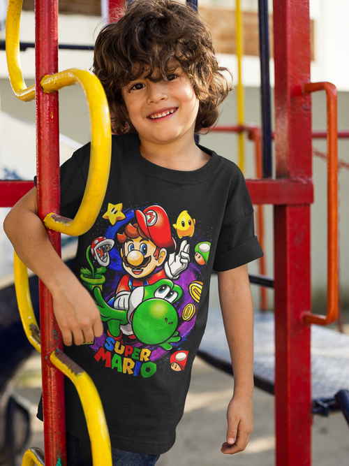 Polera Super Mario Yoshi KIDS - amplitudmodulada