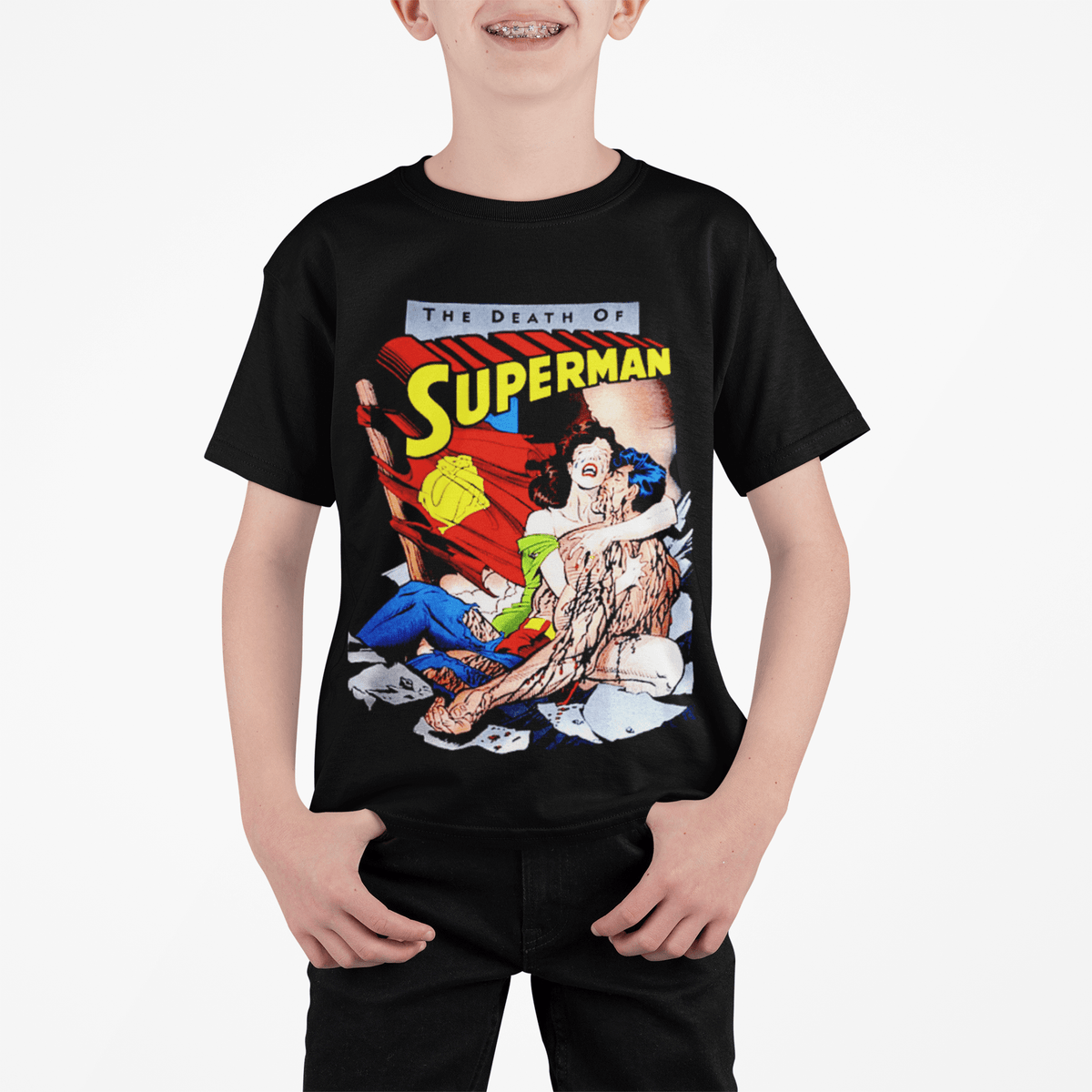 Polera Superman The Death Of KIDS - amplitudmodulada