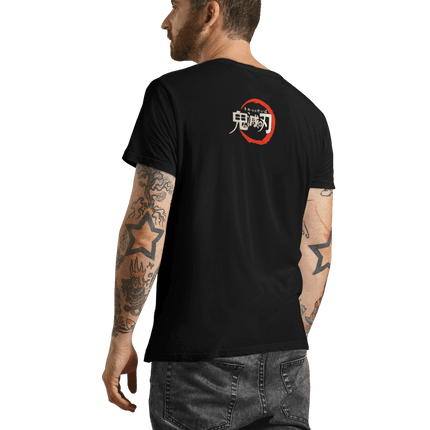 Polera Tanjiro Kamado fuego Kimetsu No Yaiba - amplitudmodulada