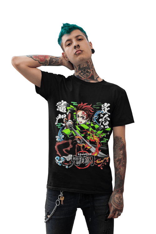 Polera Tanjiro Pilares Demon Slayer - amplitudmodulada