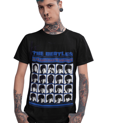 Polera The Beatles A Hard Days Night - amplitudmodulada