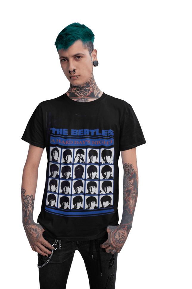 Polera The Beatles A Hard Days Night - amplitudmodulada