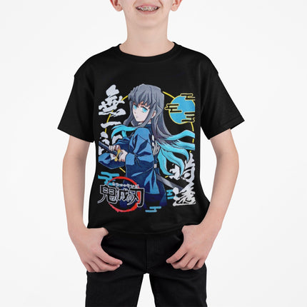 Polera Tokito Muichiro Kimetsu no Yaiba KIDS - amplitudmodulada