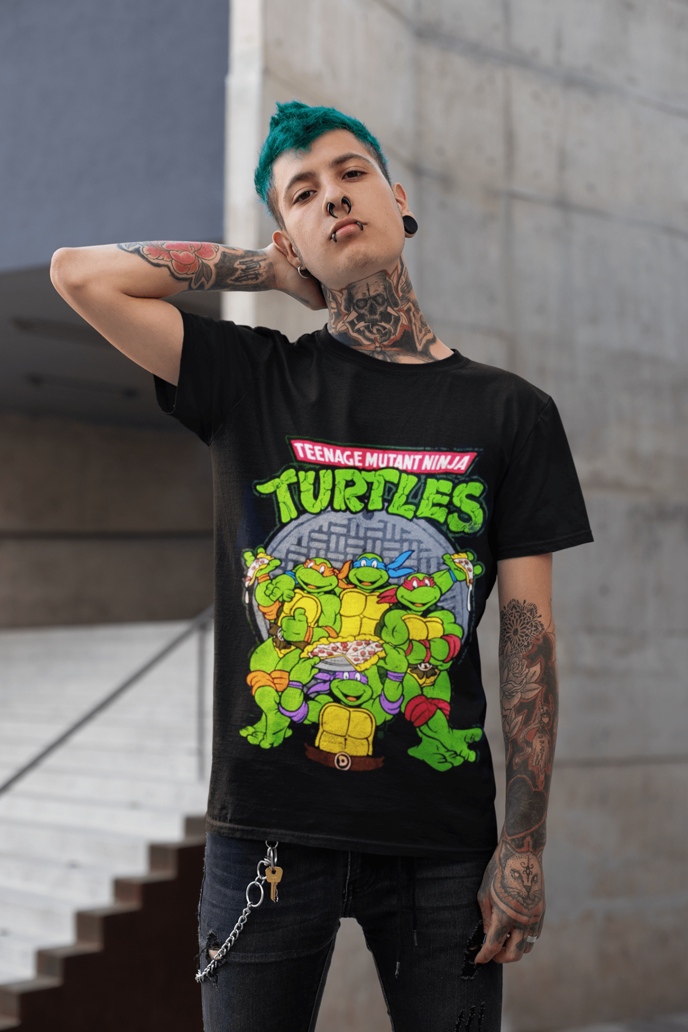 polera tortugas ninja - amplitudmodulada