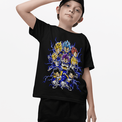 Polera Vegeta Faces KIDS - amplitudmodulada