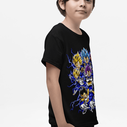 Polera Vegeta Faces KIDS - amplitudmodulada