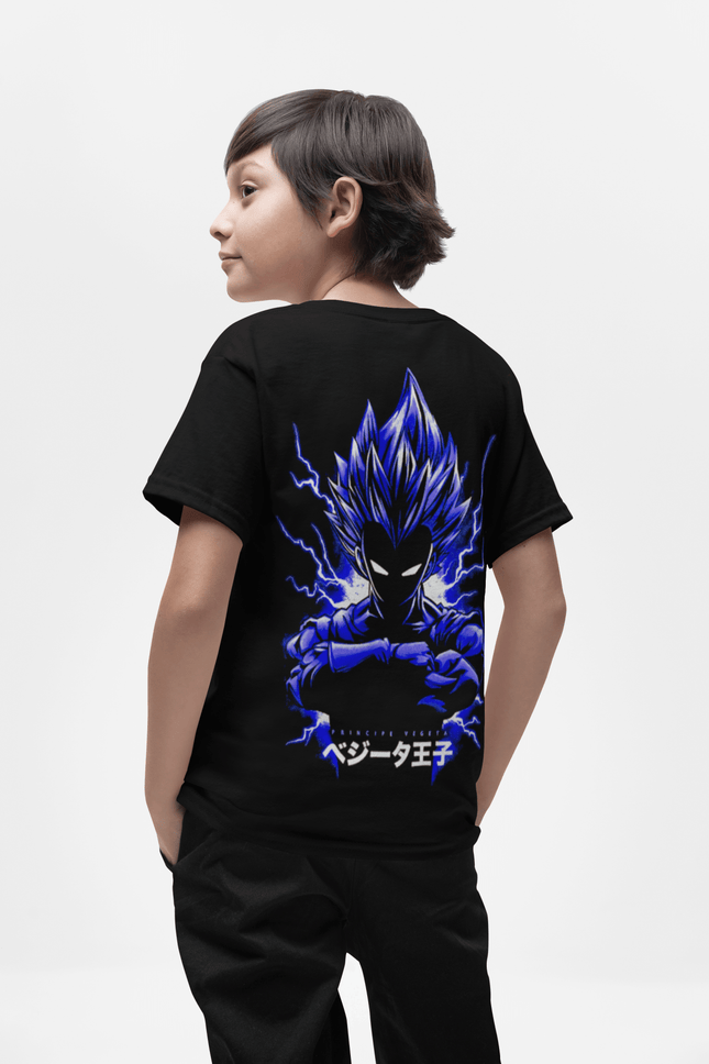 Polera Vegeta Faces KIDS - amplitudmodulada