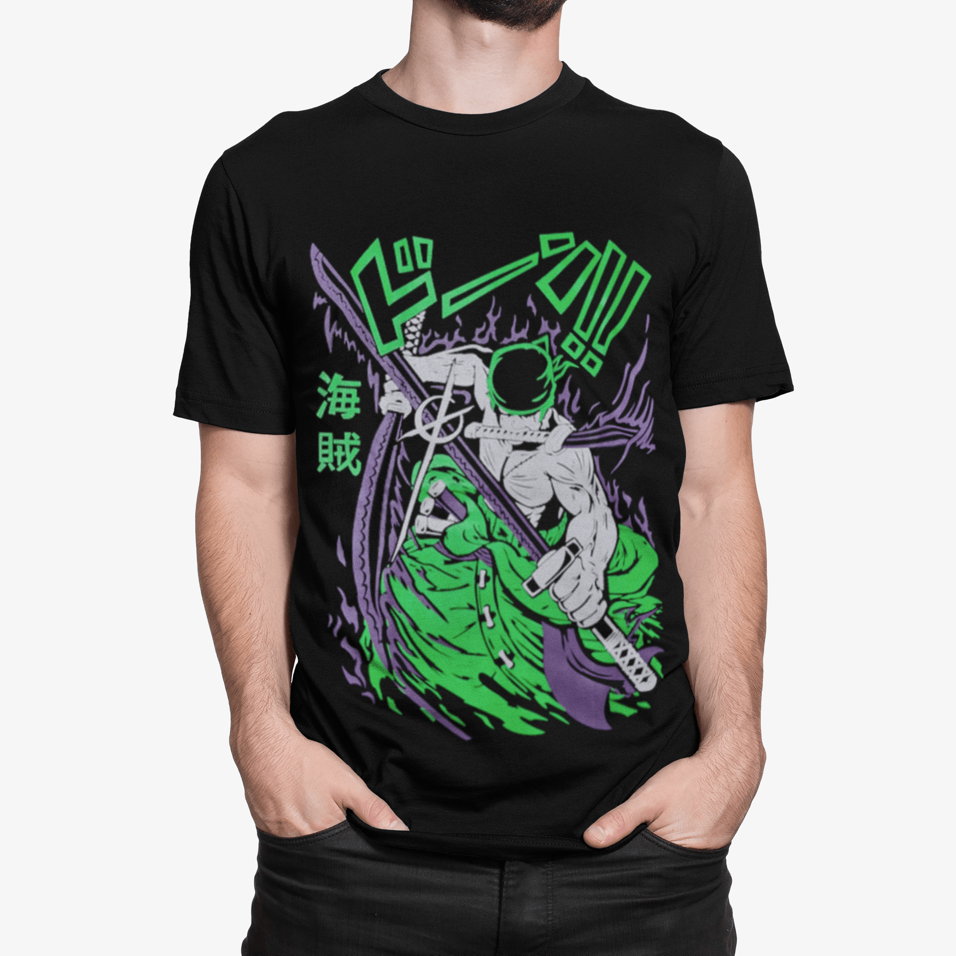 Polera Zoro serigrafia - amplitudmodulada