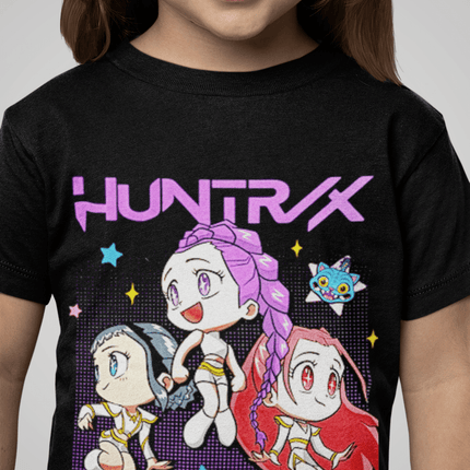 Polera baby Huntrix Y Saja Boys guerreras K - pop - amplitudmodulada