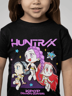 Polera baby Huntrix Y Saja Boys guerreras K - pop - amplitudmodulada