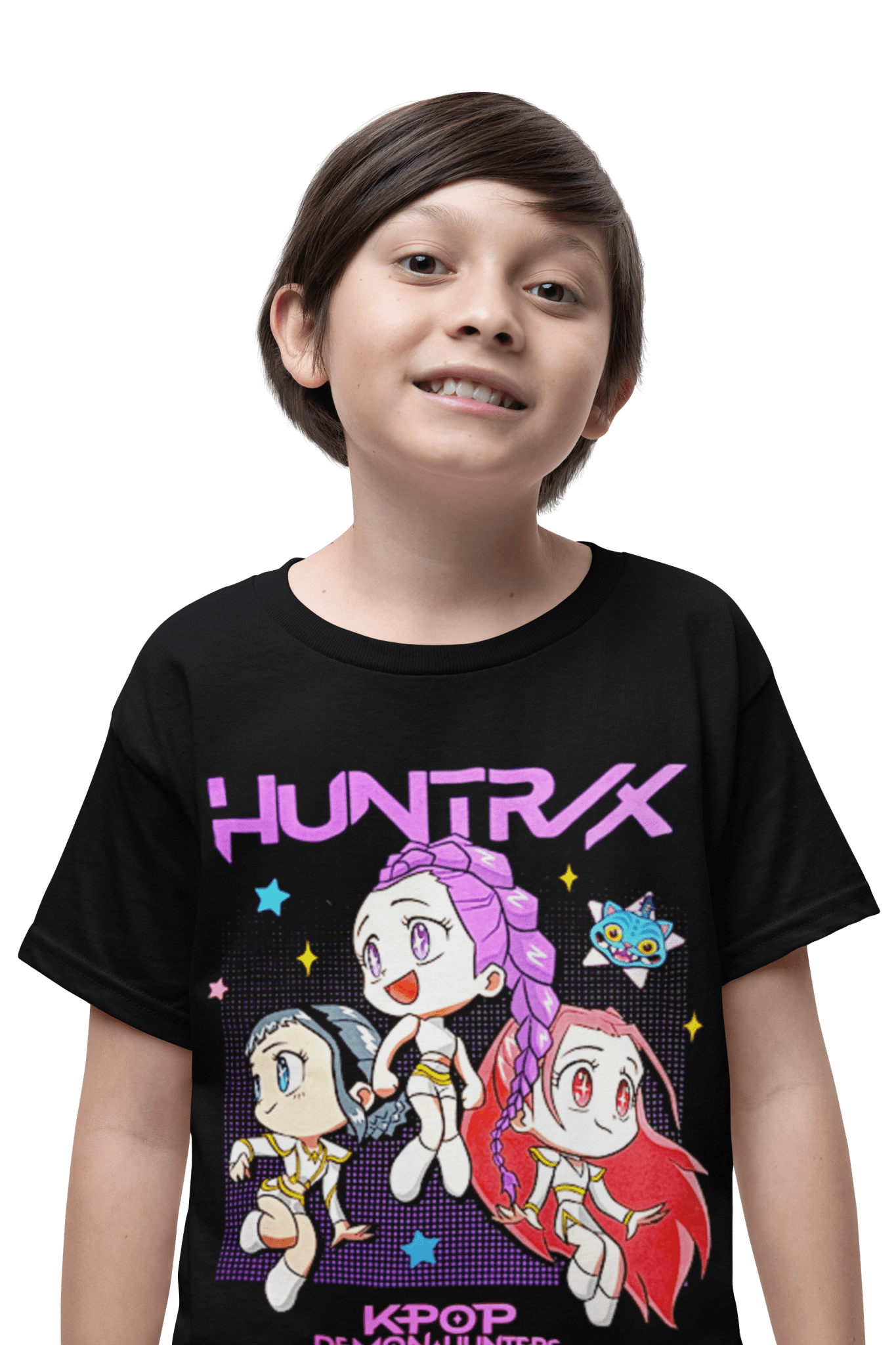 Polera baby Huntrix Y Saja Boys guerreras K - pop - amplitudmodulada