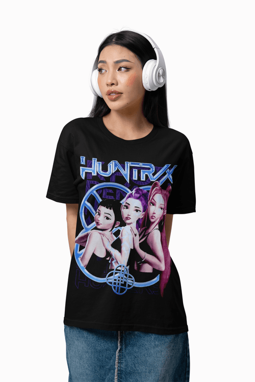 Polera Huntrix Y Saja Boys guerreras K - pop - amplitudmodulada