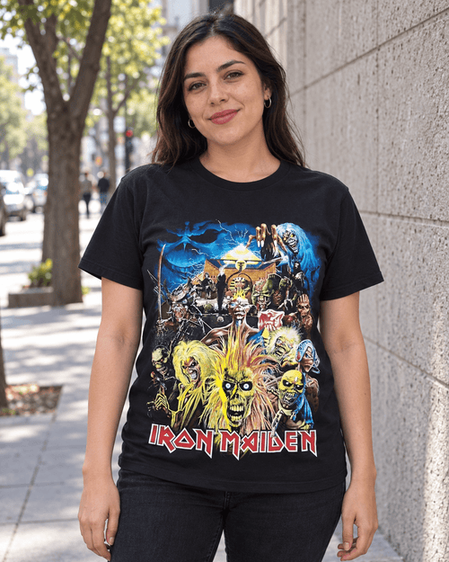 Polera Iron Maiden – The Best of Eddie - amplitudmodulada
