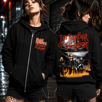 Poleron Iron Maiden The Number Of The Beast - amplitudmodulada