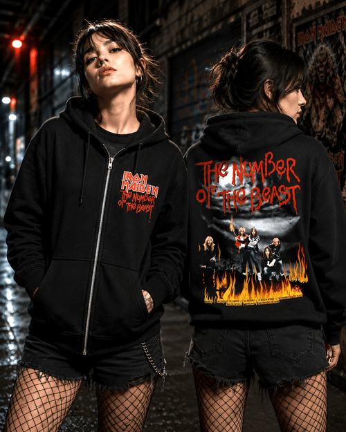 Poleron Iron Maiden The Number Of The Beast - amplitudmodulada