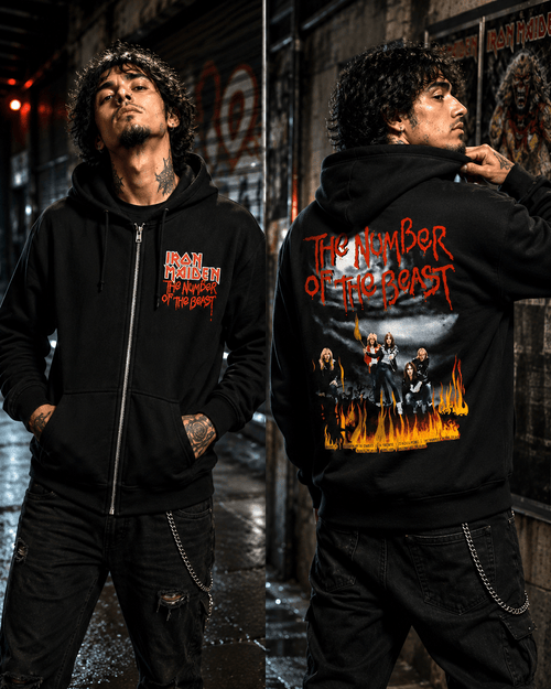 Poleron Iron Maiden The Number Of The Beast - amplitudmodulada