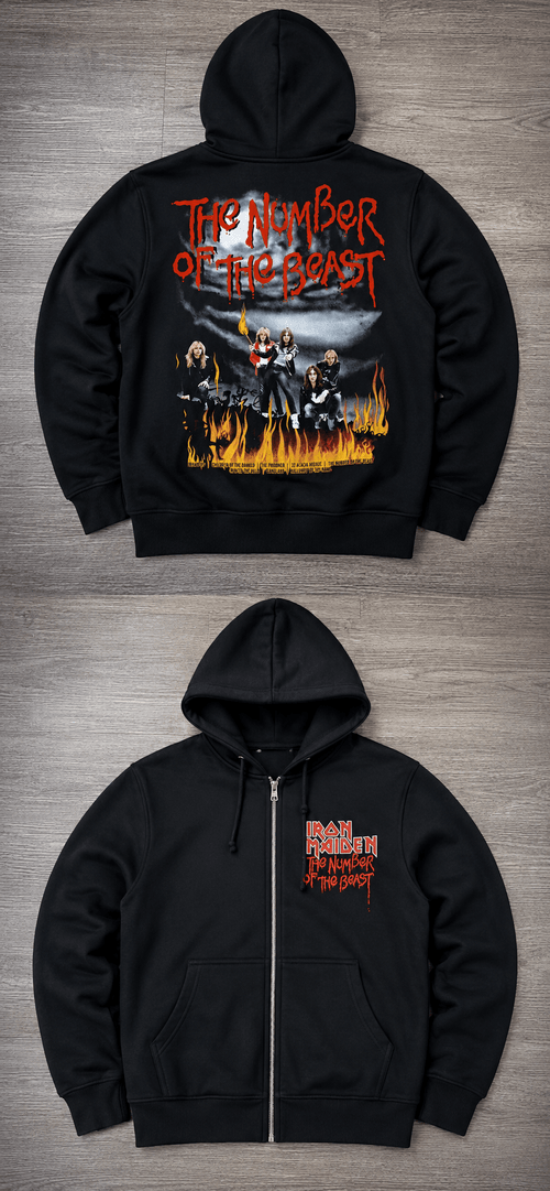 Poleron Iron Maiden The Number Of The Beast - amplitudmodulada