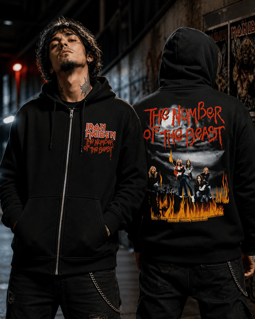 Poleron Iron Maiden The Number Of The Beast - amplitudmodulada