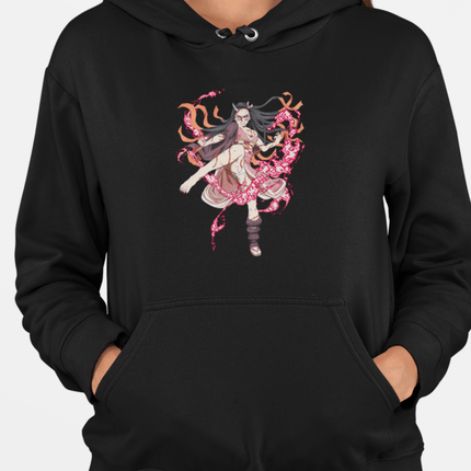 poleron demon slayer nezuko black - amplitudmodulada