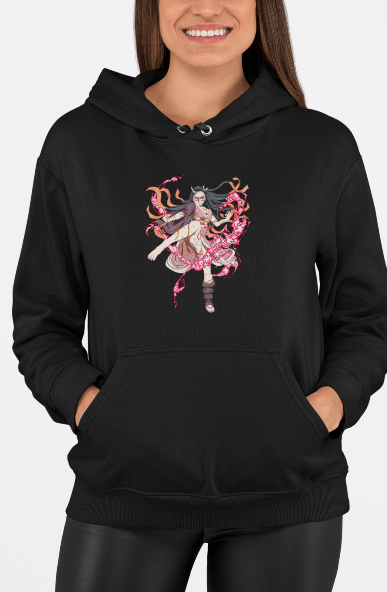poleron demon slayer nezuko black - amplitudmodulada