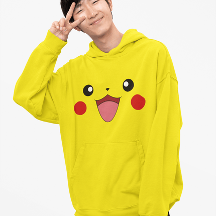 Poleron Pikachu Carita Adulto - amplitudmodulada
