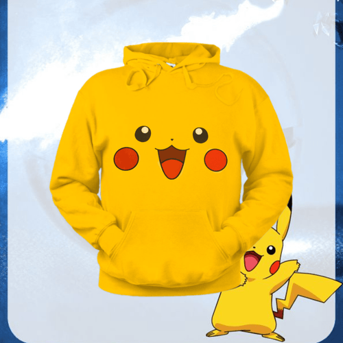 Poleron Pikachu Carita - amplitudmodulada