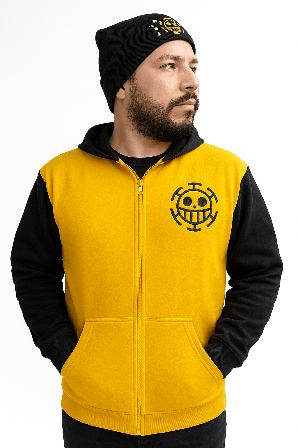 Poleron trafalgar law bordado - amplitudmodulada