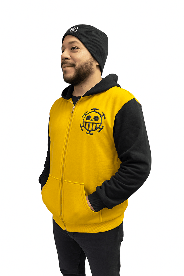 Poleron trafalgar law bordado - amplitudmodulada