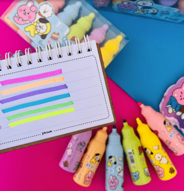 set de destacadores bts21 - amplitudmodulada