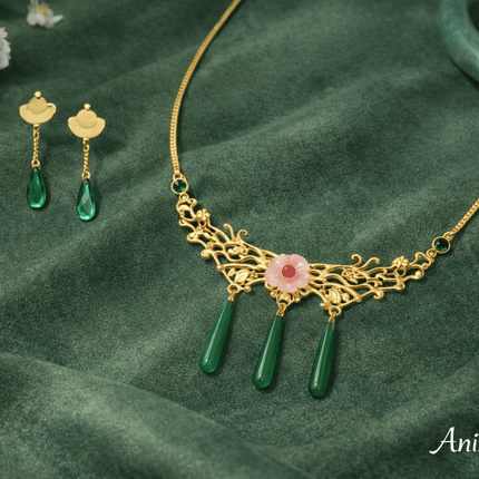 Set de Maomao La Boticaria collar + Aros - amplitudmodulada