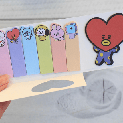 set de post - it coleccione BT21 - amplitudmodulada