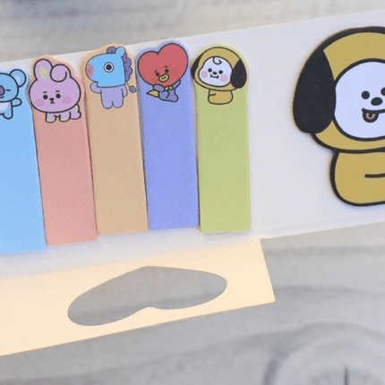 set de post - it coleccione BT21 - amplitudmodulada