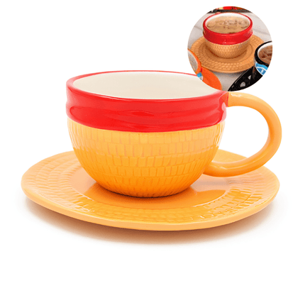 taza sombrero Luffy - amplitudmodulada