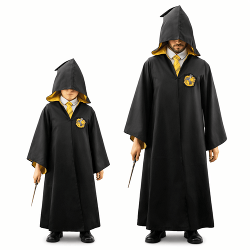 Tunica Cosplay Harry Potter Hufflepuff Bordada - amplitudmodulada