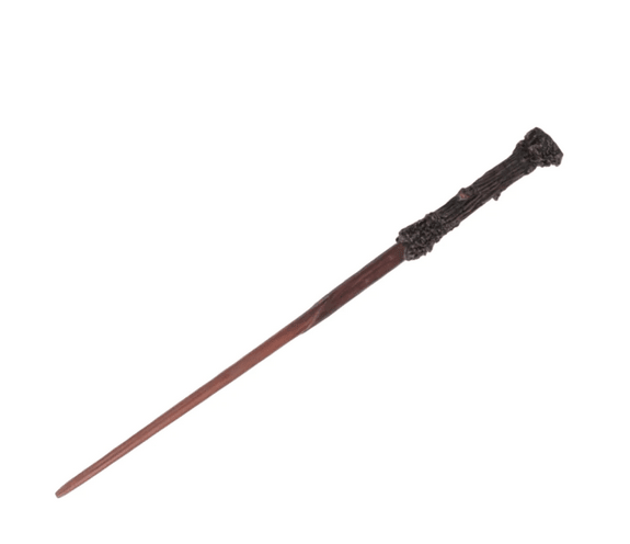 Varita de Harry Potter 42 cm + ticket de plataforma 9 3/4 y guia de hechizos - amplitudmodulada