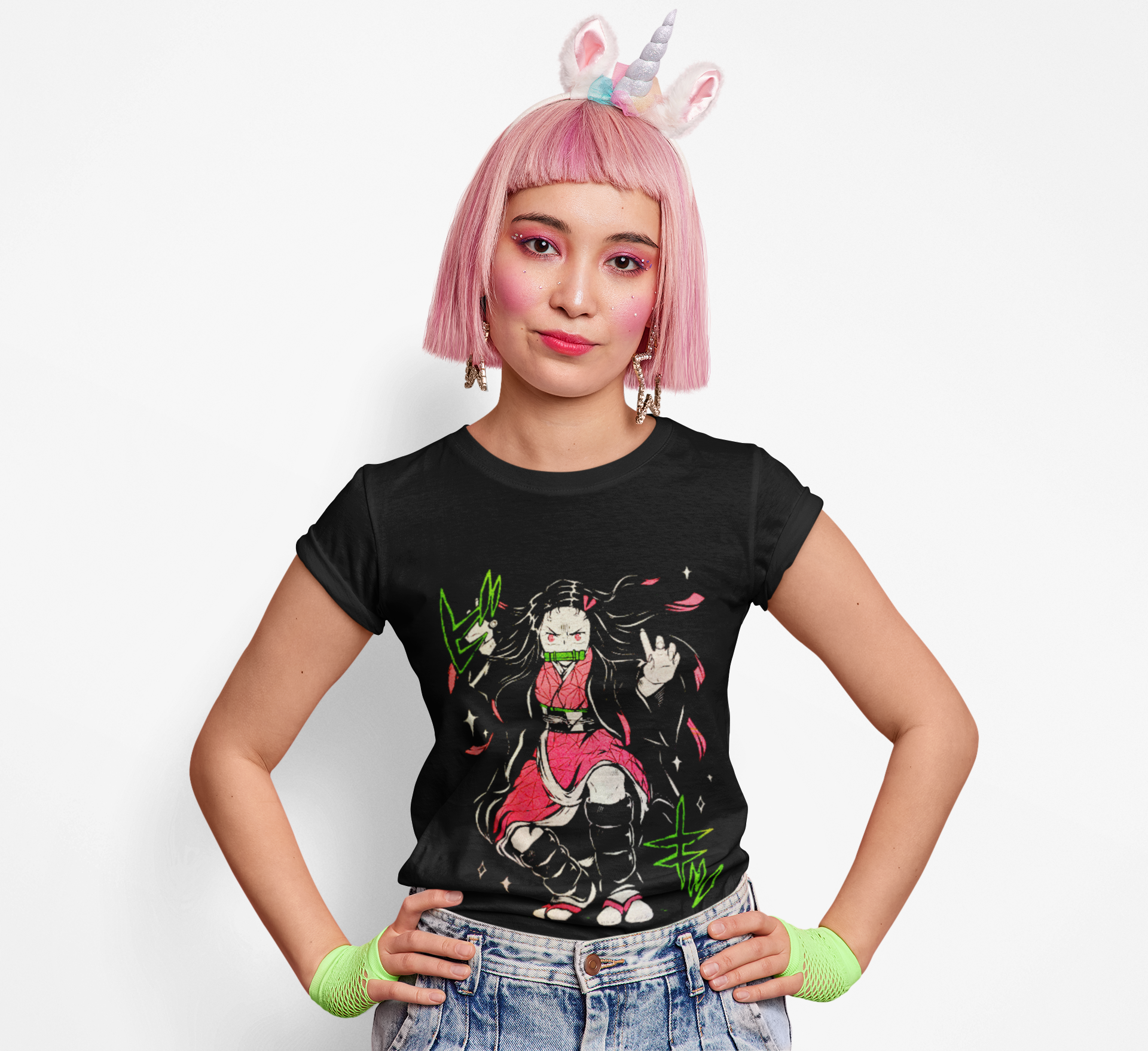 polera Demon Slayer nezuko