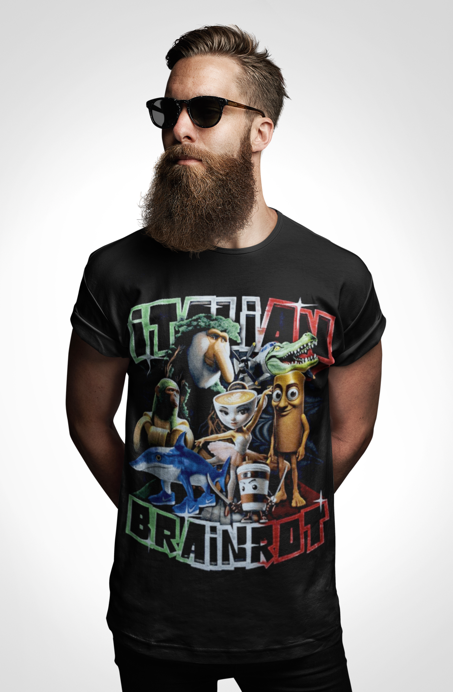 Polera Tralalero Tralala Brainrot