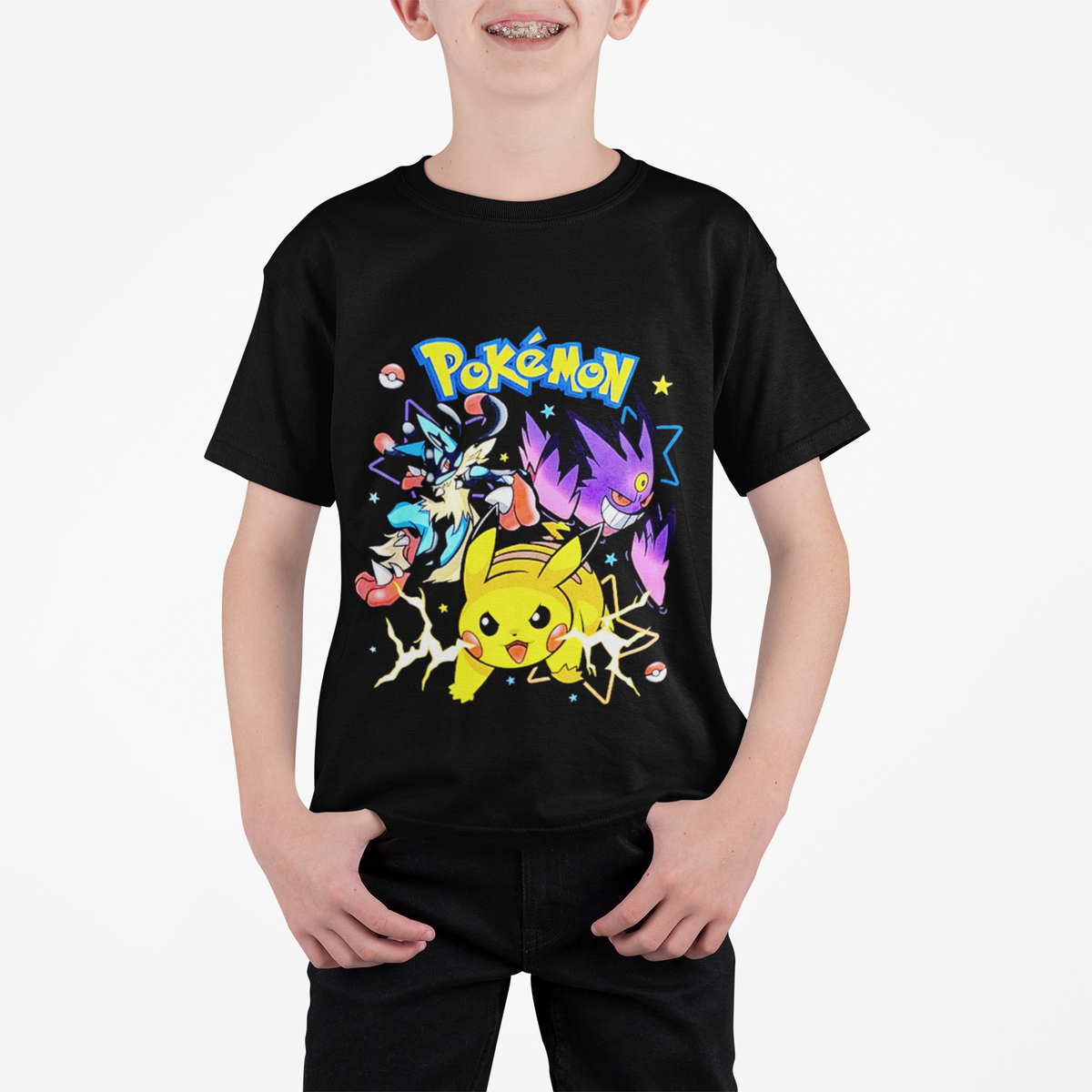 Polera Pokemon colors