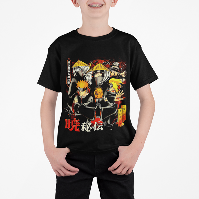 Polera Akatsuki Naruto -Niños